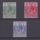 BRITISH HONDURAS 1915, SG #111-113, King George V, MH - Brits-Honduras (...-1970)