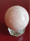 Delcampe - Sphère De Quartz Rose Diamètre 6,5 Cm Poids 350 Grammes - Mineralen