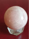 Delcampe - Sphère De Quartz Rose Diamètre 6,5 Cm Poids 350 Grammes - Mineralien