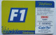 Spain 2000+100  Pta.  Chip Card -  Formula 1 ( F1 ) - Emisiones Básicas