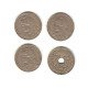 553/ France : 4 X 25 Centimes : 1903, 1904 Et 1905 (Patey) - 1918 (Lindauer) - 25 Centimes