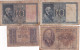 Lot Of 4 Banknotes Of Italy - Other & Unclassified