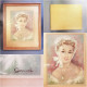 ° TABLEAU PASTEL PORTRAIT DE FEMME SIGNE GAUD @ Peinture - Pastelli