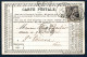 RC 27019 FRANCE 1878 CARTE PRECURSEUR PRIVÉE FONDERIE DE CUIVRE THEVENIN FRERE LYON RHONE POUR ST ETIENNE - Voorloper Kaarten