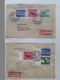 Delcampe - Cover 1940-1945 Collectie Deutsche Dienstpost Niederlande DDPN (ca. 520 Poststukken) Deels Opgezet Op Plaatsnaam A-Z Met - Collections