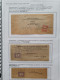Delcampe - Cover 1872-1987, Collectie Van Ruim 100 Krantenbandjes W.b. Betere Ex. En Drukwerkrolstempels, Keurig Opgezet In Ringban - Colecciones Completas