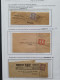 Delcampe - Cover 1872-1987, Collectie Van Ruim 100 Krantenbandjes W.b. Betere Ex. En Drukwerkrolstempels, Keurig Opgezet In Ringban - Collections