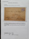 Delcampe - Cover 1872-1987, Collectie Van Ruim 100 Krantenbandjes W.b. Betere Ex. En Drukwerkrolstempels, Keurig Opgezet In Ringban - Verzamelingen