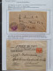 Delcampe - Cover 1872-1987, Collectie Van Ruim 100 Krantenbandjes W.b. Betere Ex. En Drukwerkrolstempels, Keurig Opgezet In Ringban - Collezioni