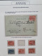 Delcampe - 1907 Gespecialiseerde Collectie Emissie De Ruyter W.b. Grootrondstempels, Plaatfouten En Poststukken, Mooi Opgezet In Kl - Colecciones Completas