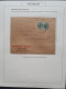 Delcampe - Cover 1940-1944, Emissie Tralie, Collectie Van Ca. 150 Poststukken W.b. Betere Ex. In Ordner - Sammlungen