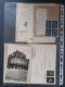Delcampe - Cover 1820-1950 Ca., Ruim 300 Post(waarde)stukken Met O.a. Betere Bontkraag Frankeringen, Legioenblokken Etc. In Ringban - Collections