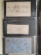 Delcampe - Cover 1700-1870 Ca., Voorfilatelie, Ca. 70 Poststukken In Album - Colecciones Completas