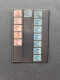 1864-1867, Emissie 1864, 5 Cent Blauw (8x) En 10 Cent Rood (5x) Alle Met Langstempels In Envelop - Sammlungen