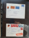Delcampe - Cover 1959 En Later Collectie Treinbrieven, Treinzegels Inclusief Postzegelboekjes Etc. In Leuchtturm Album - Colecciones Completas