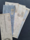Delcampe - Cover 1700/1990c. Collectie Poststukken Met O.a Voorfilatelie 10 EO-poststukken W.b. Brief Leeds-Bruxelles 1718, Rotterd - Colecciones Completas
