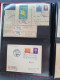 Delcampe - Cover 1932-1993, Ca. 90 Poststukken Met Gelegenheidsstempels Em Bijbehorend Aantekenstrookjes In Album - Collections