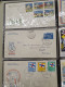 Delcampe - Cover 1957-2007 , Collectie Fdc's In 8 Albums - Collections