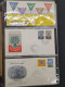 Delcampe - Cover 1957-2007 , Collectie Fdc's In 8 Albums - Collections