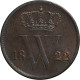 Willem I (1815-1840), 1 Cent 1822 U (Schulman 326) – Pr / Vlekje - Autres & Non Classés