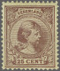 Unmounted Mint 25 Cent Lila, Derde Groep Met Synthetische Verf En Glanzende Gom Met Certificaat Vleeming 2023 (origineel - Non Classés