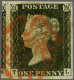 1840 1d. Plate 2 TL Variety Double Letter Large To Very Large Margins (small Part TK With The Characteristic Dot Below S - Oblitérés