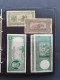 Delcampe - Kleine Verzameling Bankbiljetten Wereld Met O.a. Ceylon 100, 50 En 20 (2) Rupees 1979 In UNC In Album - Colecciones Y Lotes