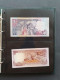 Delcampe - Kleine Verzameling Bankbiljetten Wereld Met O.a. Ceylon 100, 50 En 20 (2) Rupees 1979 In UNC In Album - Collezioni E Lotti