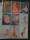 Delcampe - Collection Pin Up Girls Collector Cards Including Playboy, Vampirella Etc., Large Number Of Cards  in 2 Albums In Box - Other & Unclassified