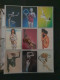 Delcampe - Collection Pin Up Girls Collector Cards Including Playboy, Vampirella Etc., Large Number Of Cards  in 2 Albums In Box - Autres & Non Classés