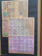 Delcampe - 1915-1942 Ca. About 100 Documents With Fiscal Stamps Of Alsace-Lorraine In Ordner And Stockbook - Altri & Non Classificati