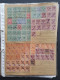 Delcampe - 1915-1942 Ca. About 100 Documents With Fiscal Stamps Of Alsace-Lorraine In Ordner And Stockbook - Otros & Sin Clasificación