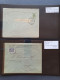 Delcampe - 1863-1913, Extensive Specialized Collection With Better Material, (overprint Varieties), About 50 Covers/postal Stationa - Other & Unclassified