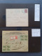 Delcampe - 1863-1913, Extensive Specialized Collection With Better Material, (overprint Varieties), About 50 Covers/postal Stationa - Autres & Non Classés