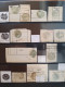 Cover 1840-1860 Ca., Prephilately, Collection Including About 175 Fragments And 20 Covers/fronts With Negative Seals (Ta - Altri & Non Classificati