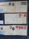 Delcampe - Cover 1850-1920 Ca. About 140 Covers/postal Stationery Including Stampless In Ring Binder - Autres & Non Classés