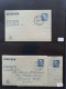 Cover 1945c. Onwards Aerogrammes Used And Unused Including Many Exotic Countries, Additionally Franked, Some Specimen Et - Collections (with Albums)