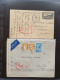 Delcampe - Cover , Airmail 1930-1970c. Collection Of Covers/postcards With O.A.T. Postmarks (Onward Air Transmission - Approx. 230  - Collections (en Albums)