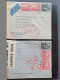 Delcampe - Cover , Airmail 1930-1970c. Collection Of Covers/postcards With O.A.T. Postmarks (Onward Air Transmission - Approx. 230  - Collections (with Albums)