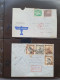 Delcampe - Cover , Airmail 1930-1970c. Collection Of Covers/postcards With O.A.T. Postmarks (Onward Air Transmission - Approx. 230  - Collections (en Albums)