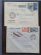 Cover , Airmail 1930-1950c Collection Of So-called 'bar And Cross Cancellations' (over 160 Covers) Including Better Comb - Collections (with Albums)