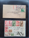 Delcampe - Cover , Airmail 1930-1950c Collection Of So-called 'bar And Cross Cancellations' (over 160 Covers) Including Better Comb - Collections (with Albums)