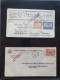 Delcampe - Cover , Airmail 1930-1950c Collection Of So-called 'bar And Cross Cancellations' (over 160 Covers) Including Better Comb - Collections (en Albums)