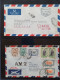 Cover , Airmail 1940-1960c. Collection Of Covers/postcards/mail Bag Labels (approx. 140 Items) All Marked With A.V.2 Han - Collections (en Albums)