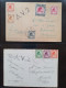 Delcampe - Cover , Airmail 1940-1960c. Collection Of Covers/postcards/mail Bag Labels (approx. 140 Items) All Marked With A.V.2 Han - Collections (en Albums)