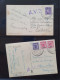 Delcampe - Cover , Airmail 1940-1960c. Collection Of Covers/postcards/mail Bag Labels (approx. 140 Items) All Marked With A.V.2 Han - Collections (en Albums)