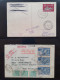 Delcampe - Cover , Airmail 1940-1960c. Collection Of Covers/postcards/mail Bag Labels (approx. 140 Items) All Marked With A.V.2 Han - Collections (with Albums)