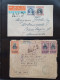 Delcampe - Cover , Airmail 1940-1960c. Collection Of Covers/postcards/mail Bag Labels (approx. 140 Items) All Marked With A.V.2 Han - Collections (with Albums)