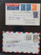 Delcampe - Cover , Airmail 1930-1960c Collection Of Jusqu'à Handstamps And Similar Route Indications In English (approx. 160 Covers - Collections (with Albums)