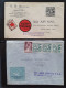 Delcampe - Cover , Airmail 1930-1960c Collection Of Jusqu'à Handstamps And Similar Route Indications In English (approx. 160 Covers - Collections (with Albums)